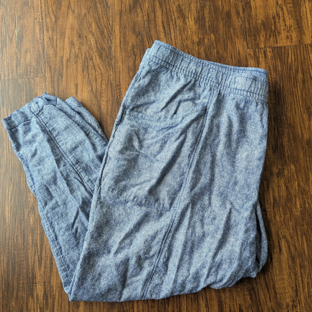 Old Navy Blue Cropped Ankle Pants